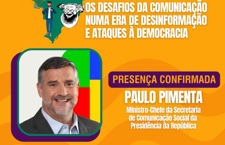 Seminário sobre comunicação, desinformação e a defesa da democracia. Promoção Barão de Itararé. Salvador, Bahia: 1º e 2 de junho.