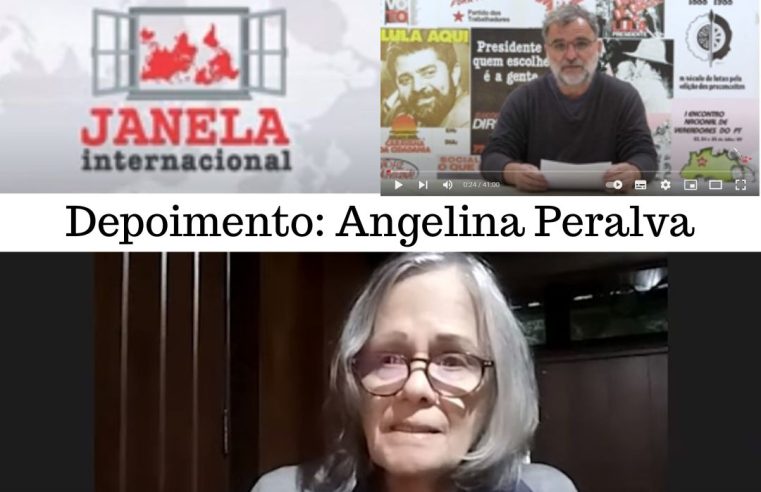 Angelina Peralva relata vivências do exílio no Chile de Allende e da prisão e tortura durante o golpe militar de 11/09/73. Assista ao vídeo.