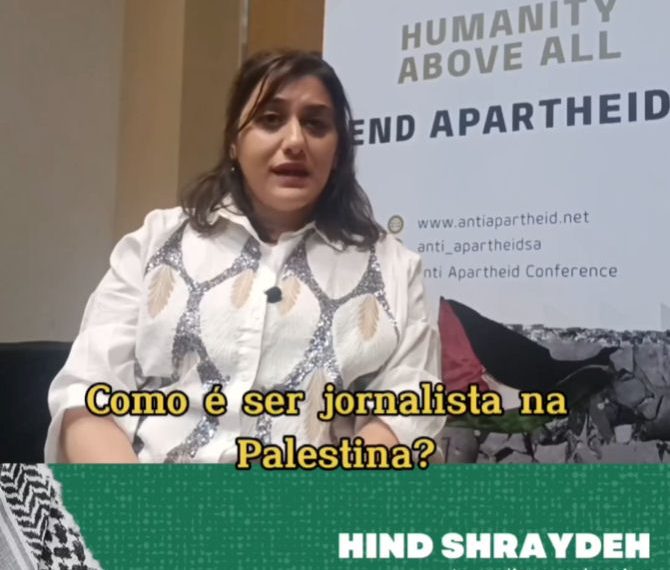 Como é ser jornalista na Palestina?