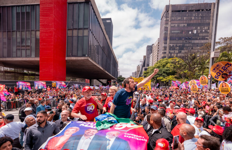 Lula na Paulista: “A vitória do Boulos significa São Paulo 100% civilizado”