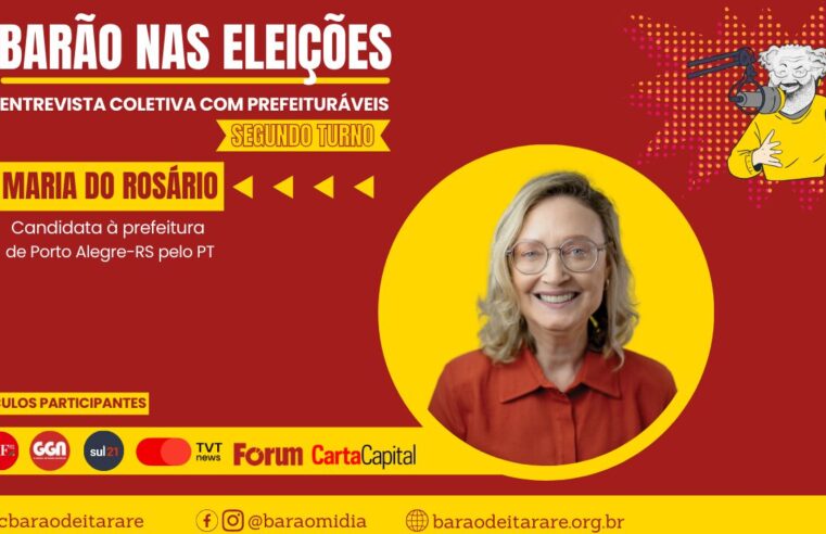 Maria do Rosário, candidata à prefeitura de Porto Alegre, é sabatinada pelas mídias independentes 