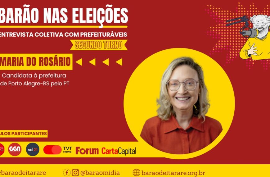 Maria do Rosário, candidata à prefeitura de Porto Alegre, é sabatinada pelas mídias independentes 