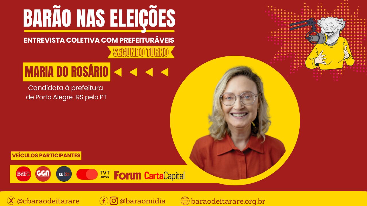 Maria do Rosário, candidata à prefeitura de Porto Alegre, é sabatinada pelas mídias independentes 